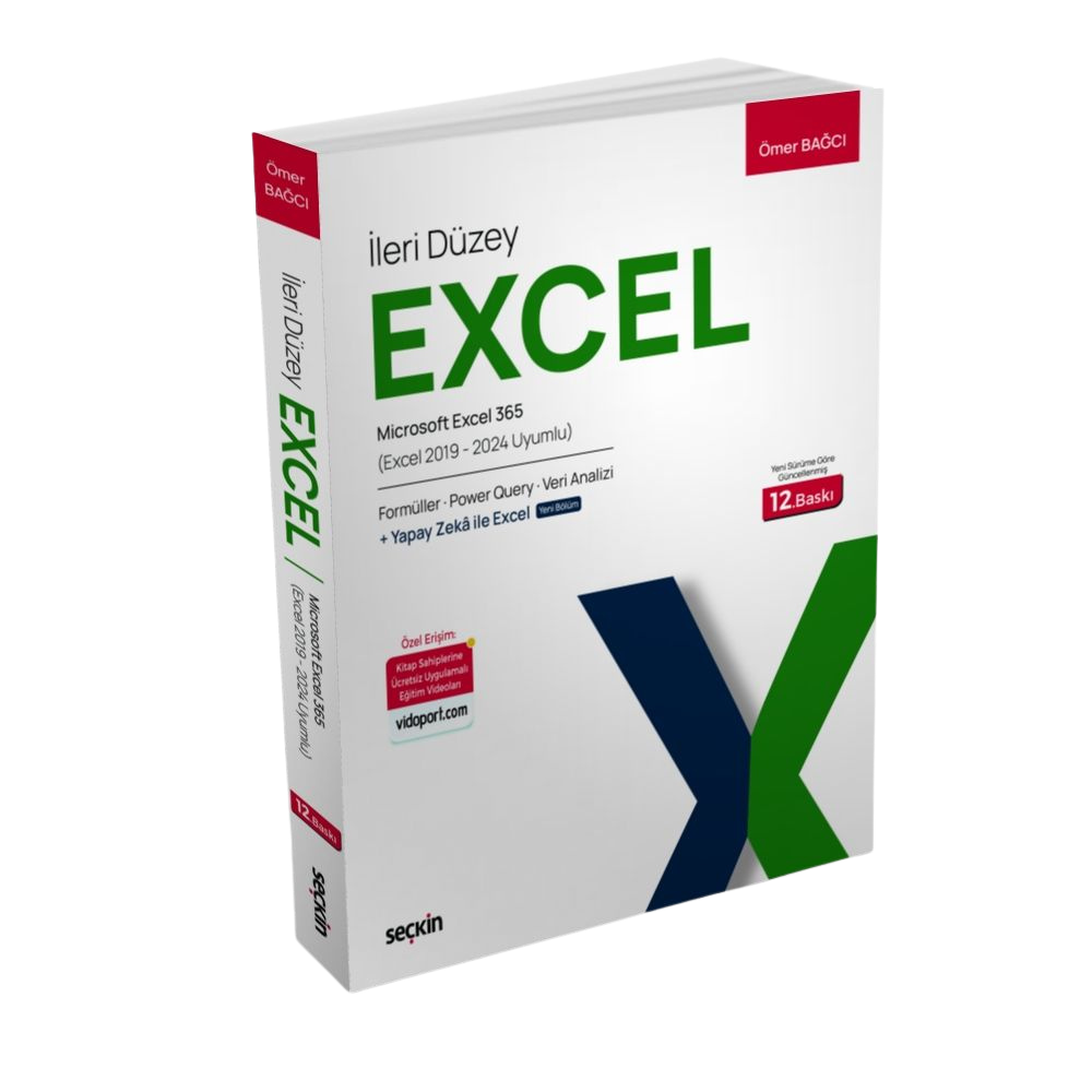 İleri Düzey Excel Kitabı - Ömer Bağcı | 12. Baskı 2026