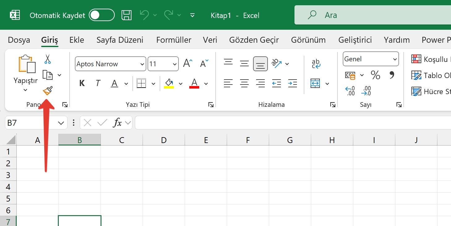 Excel'de Biçim Boyacısı Nedir? Hızlı ve Etkili Biçimlendirme Nasıl Yapılır?
