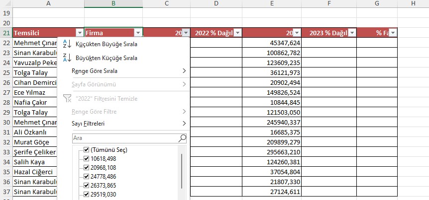 Excel'de Filtreleme Nasıl Yapılır? Hemen Öğrenin. - Blog - Vidoport