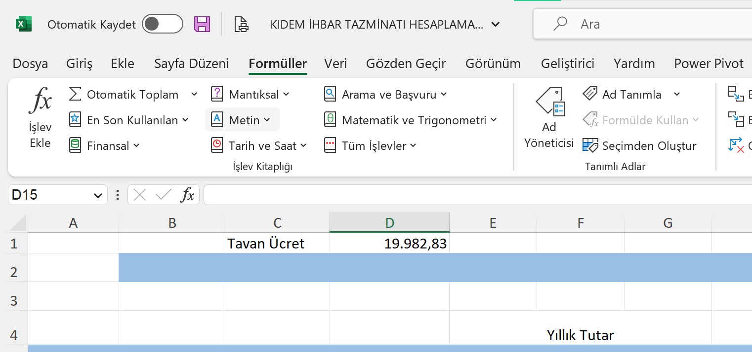 Excel'in Formülleri Nasıl Kullanılır? - Blog - Vidoport