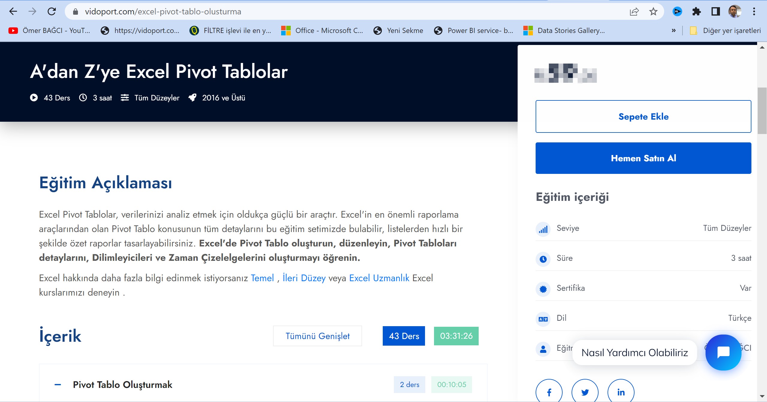 Excel Pivot Tablo  Oluşturmak - Blog - Vidoport