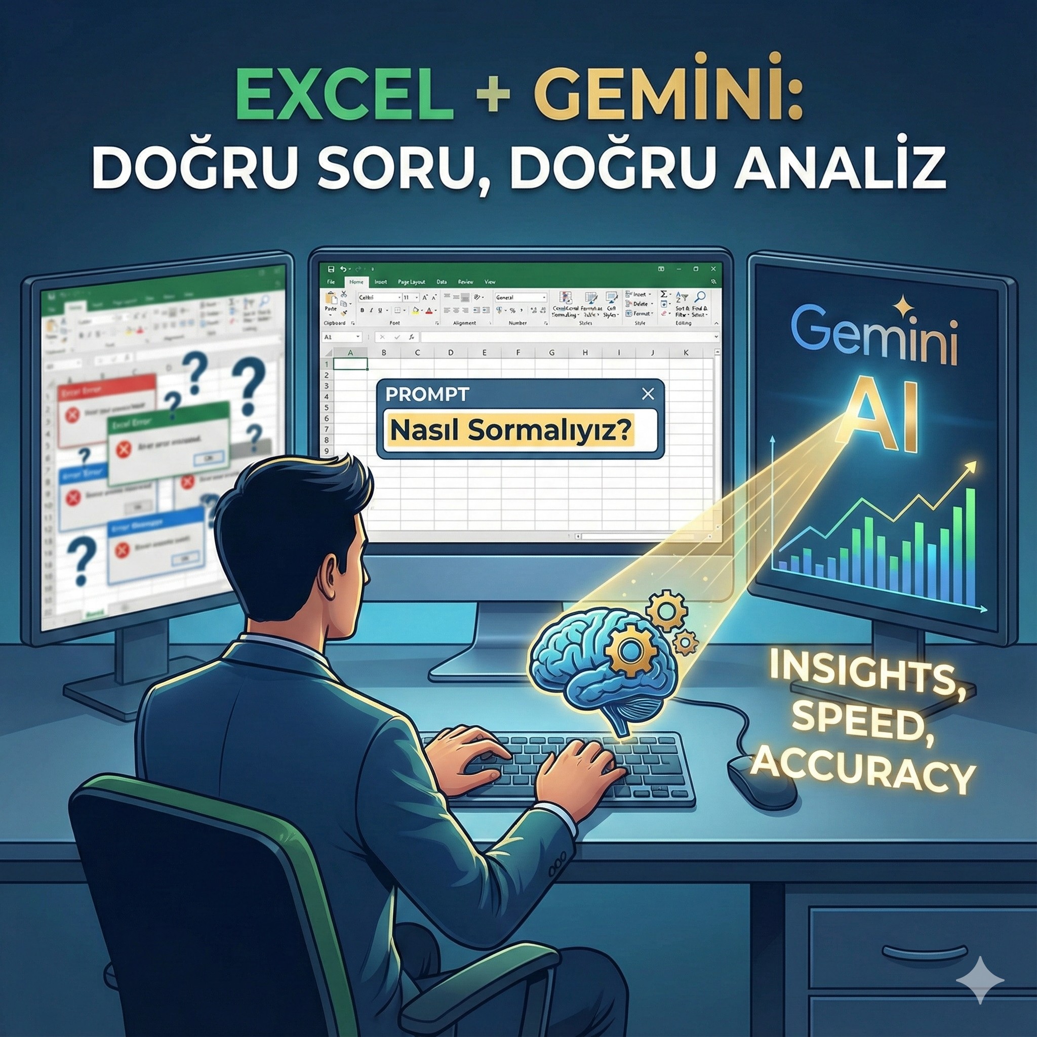 Excel Sorularını Gemini Yapay Zeka’ya Nasıl Sormalıyız? (Örnekli Rehber) - Blog - Vidoport