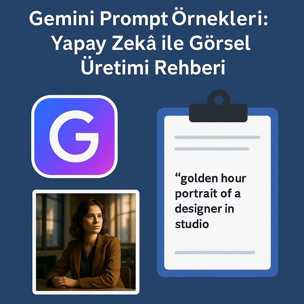 Gemini Görsel Prompt Örnekleri: Yapay Zekâ ile Harika Fotoğraf ve Görseller Oluşturun (Hazır Komutlar)