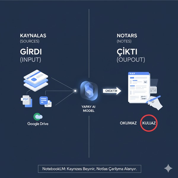 NotebookLM'de Kaynak Nedir? Notlar Nedir? (En Kritik Fark) - Blog - Vidoport