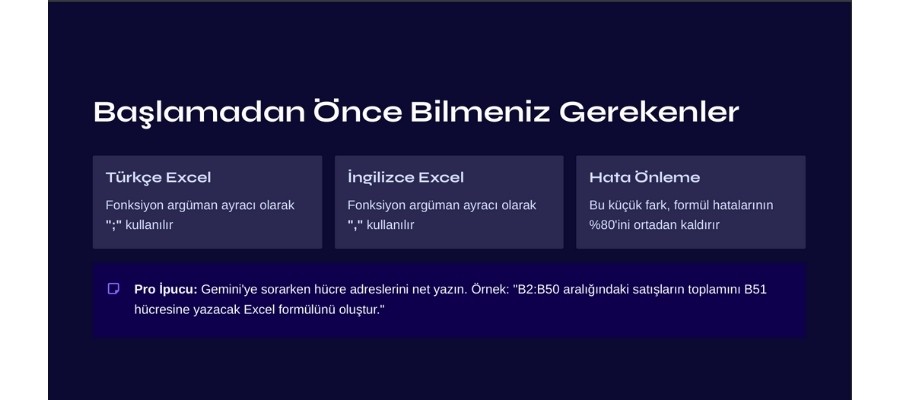 Gemini Excel Soruları Nasıl Sorulur?