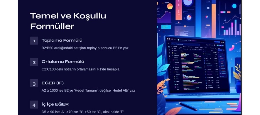 Gemini Excel Soruları Nasıl Sorulur? Temel Formüller