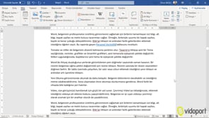 Word dosyalarında yer işaretlerini kullanmak