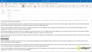 E-postaların içinde Köprü-Yer İşaretlerini kullanmak