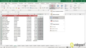 Excel tablolarında Veri çubuklarını kullanmak