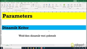 Parameters ile webden Veri Çekmek