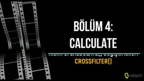 CALCULATE Değiştiricileri - CROSSFILTER()