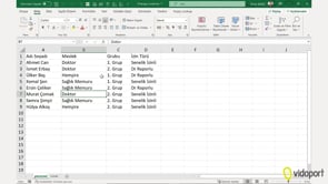 Pivot Tablo'da metinleri yan yana yazdırmak