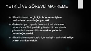Konkordato Talebinde Yetkili ve Görevli Mahkeme