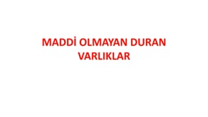 Duran Varlıklar- 5