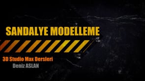 Sandalye Modelleme