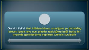 Geçici İş İlişkisi