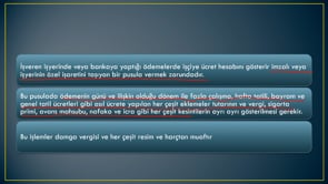 Ücret Hesap Pusulası (Bordro)