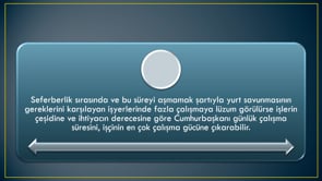 Olağanüstü Hallerde Fazla Çalışma