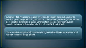 Genel Tatil Ücreti