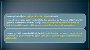 İşçi Özlük Dosyaları