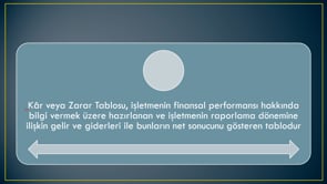 Kar-Zarar Tablosu (Gelir Tablosu) Sunumu