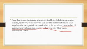 Yeminli Mali Müşavirlik Sınavı