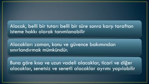 Alacak İşlemlerinin Takibi