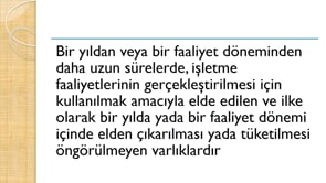 Duran Varlıklar