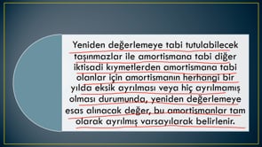Eksik Amortisman Ayrılması Durumunda Yeniden Değerleme Nasıl Yapılır?