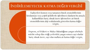 Vergi İndirimi Kavramı