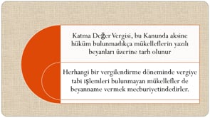 KDV'de Beyan Esası