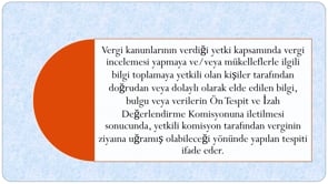 İzaha Davet Uygulamasında Yapılan Ön Tespı̇t Nedı̇r