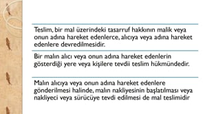 Teslim Kavramı