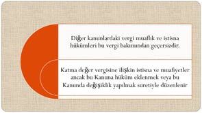 KDV'de İstisnaların Sınırı