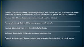 Tarımsal Faaliyetler