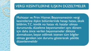Düzeltme Beyannamesi 1003 A