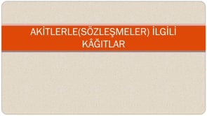 Damga Vergisine Tabi Kağıtlar