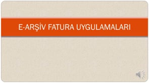 E-Arşiv Fatura Uygulamaları Nedir?
