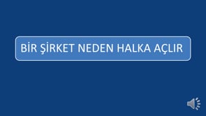 Şirketler Neden Halka Açılır?