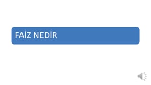 Faiz Nedir? Faizin Temel Dinamikleri