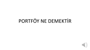 Portföy Nedir? Yatırım Dünyasında Bilmeniz Gereken Temel Kavramlar