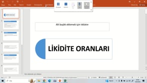 Likidite Oranları