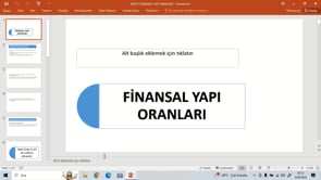 Finansal Yapı Oranları