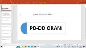 PD-DD Oranı