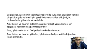 Araç Bakım Onarım Giderleri