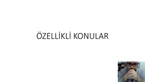 Özellikli Konular