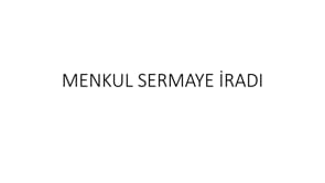 Menkul Sermaye İradı