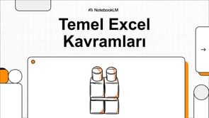 Temel Excel Kavramlarını Öğrenin.