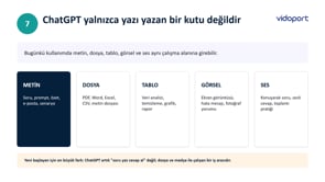 ChatGPT ile Yapılabilecekler