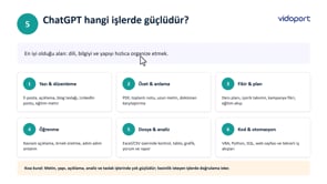 ChatGPT'nin Güçlü Olduğu Yanlar
